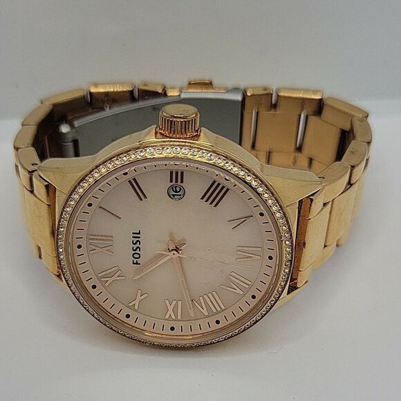Fossil Blythe BQ3210 Women's Stainless Steel Analog Rose Gold Dial Watch BC409 - Picture 6 of 10